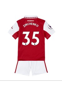 Fotbalové Dres Arsenal Oleksandr Zinchenko #35 Dětské Domácí Oblečení 2022-23 Krátký Rukáv (+ trenýrky)